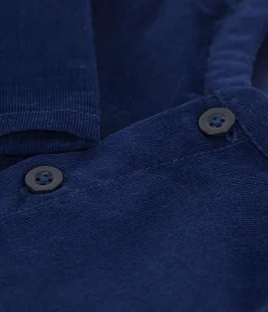Petit Bateau T-Shirts, Oberteile*Langärmeliges Hemd aus Feincord BLEU FONCE