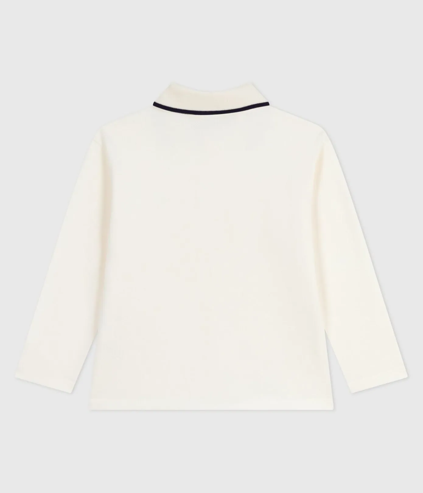 Petit Bateau T-Shirts, Poloshirts, Hemden*Langärmeliges Kinder-Poloshirt aus bedruckter Baumwolle naturfarben MILK