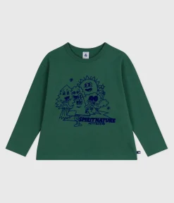 Petit Bateau T-Shirts, Poloshirts, Hemden*Langärmeliges Kinder-T-Shirt aus bedruckter Baumwolle WILLOW