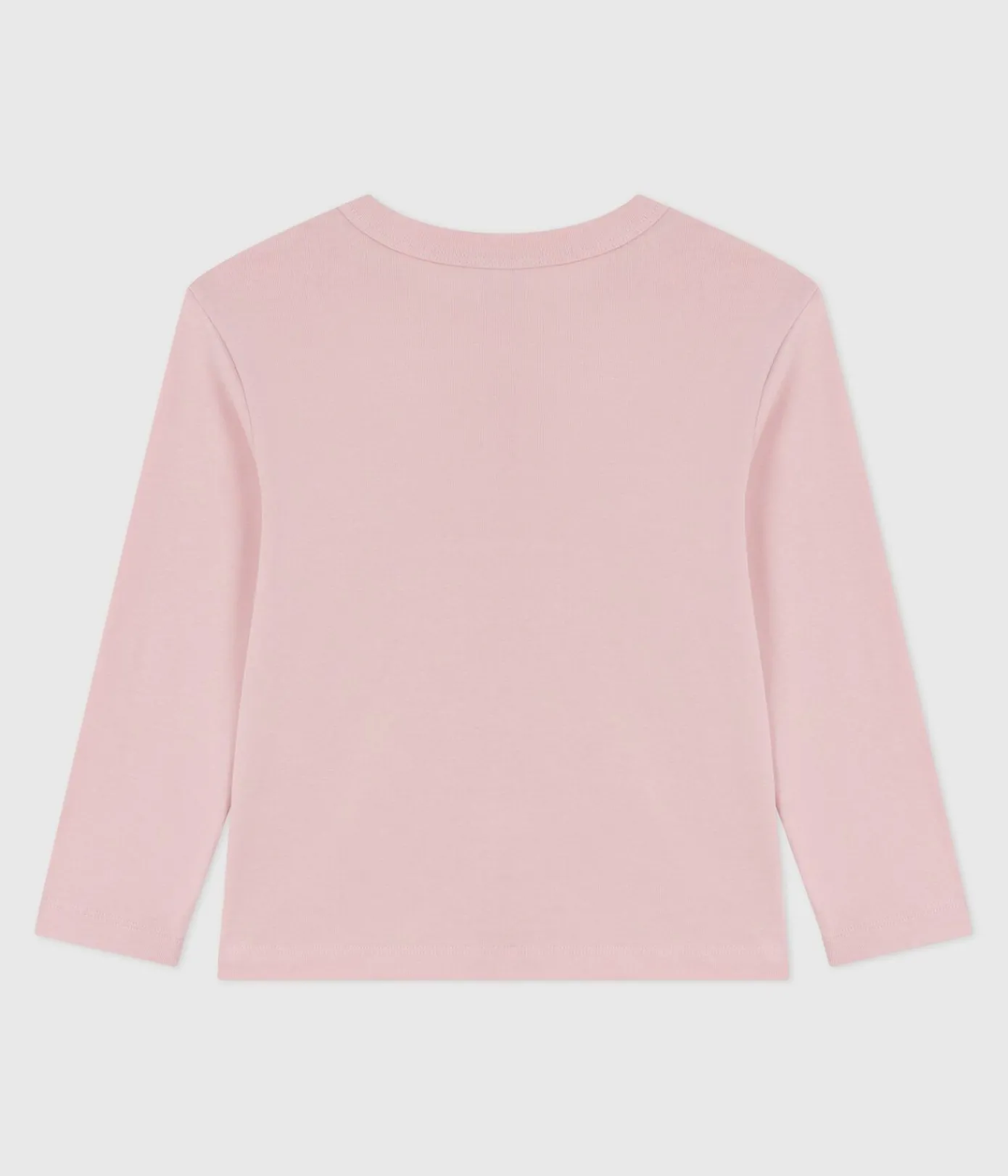 Petit Bateau T-Shirts, Tops, Oberteile*Langärmeliges Kinder-T-Shirt aus einfarbiger Baumwolle rosa JOLI