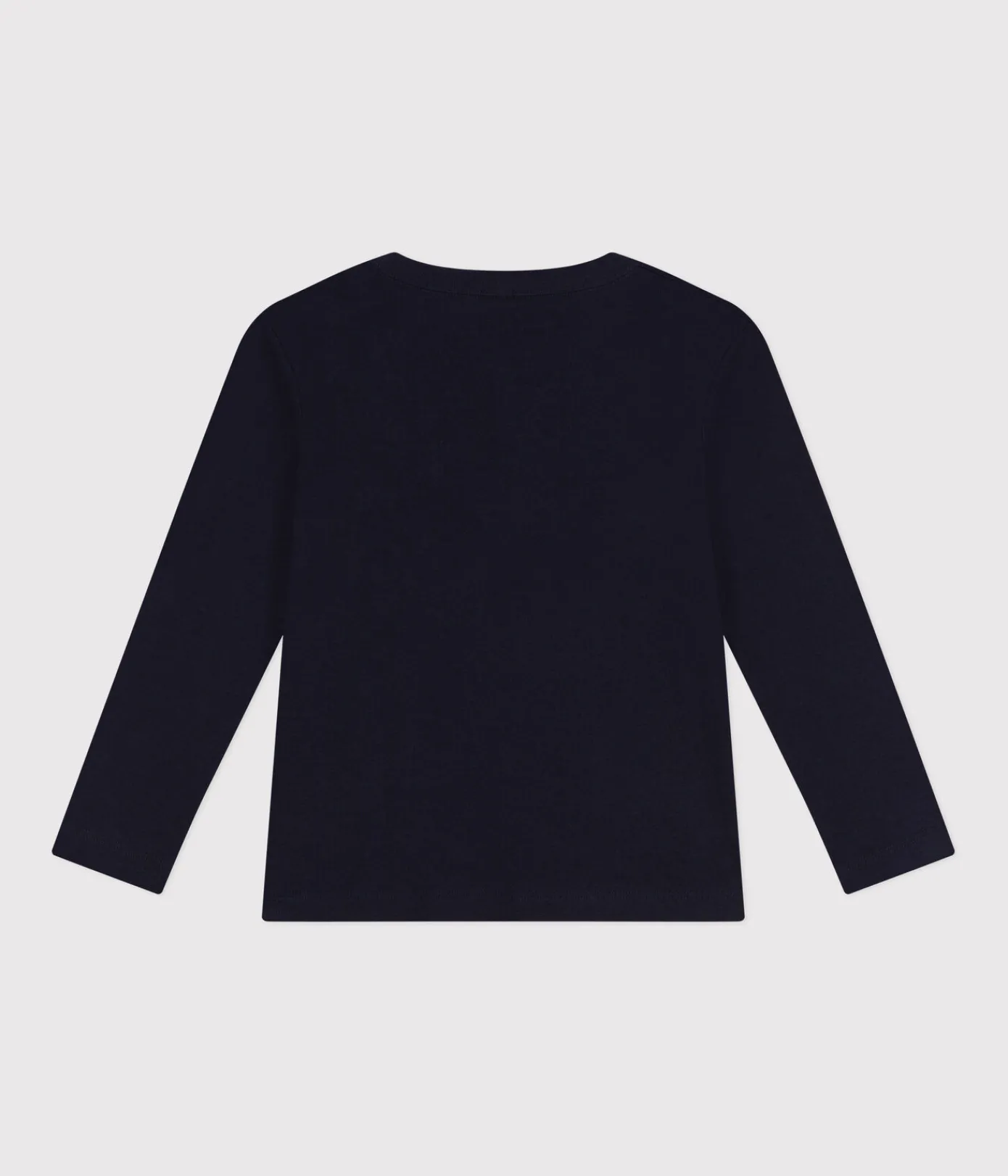 Petit Bateau T-Shirts, Poloshirts, Hemden|T-Shirts, Tops, Oberteile*Langärmeliges Kinder-T-Shirt aus Rippstrick für Mädchen und Jungen blau SMOKING