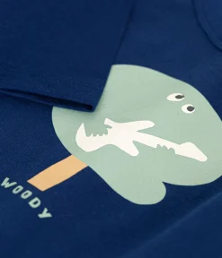 Petit Bateau T-Shirts, Poloshirts, Hemden*Langärmeliges Kinder-T-Shirt aus feinem Jersey für Jungen blau MEDIEVAL