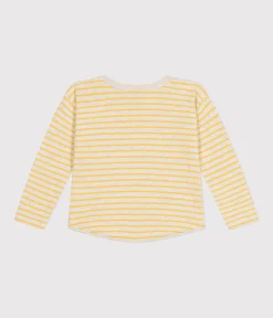 Petit Bateau T-Shirts, Poloshirts, Hemden*Langärmeliges Kinder-T-Shirt aus Doppeljersey für Jungen MONTELIMAR/ DAISY
