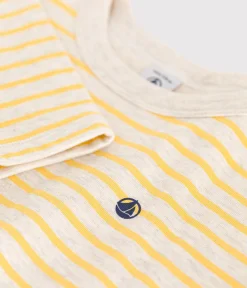 Petit Bateau T-Shirts, Poloshirts, Hemden*Langärmeliges Kinder-T-Shirt aus Doppeljersey für Jungen MONTELIMAR/ DAISY