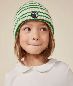 Petit Bateau T-Shirts, Tops, Oberteile*Langärmeliges Kinder-T-Shirt aus Baumwolle für Mädchen weiss MARSHMALLOW