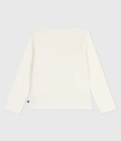 Petit Bateau T-Shirts, Tops, Oberteile*Langärmeliges Kinder-T-Shirt aus bedruckter Baumwolle MILK/ MULTICO