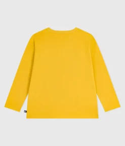 Petit Bateau T-Shirts, Poloshirts, Hemden*Langärmeliges Kinder-T-Shirt aus bedruckter Baumwolle gelb NAPLES