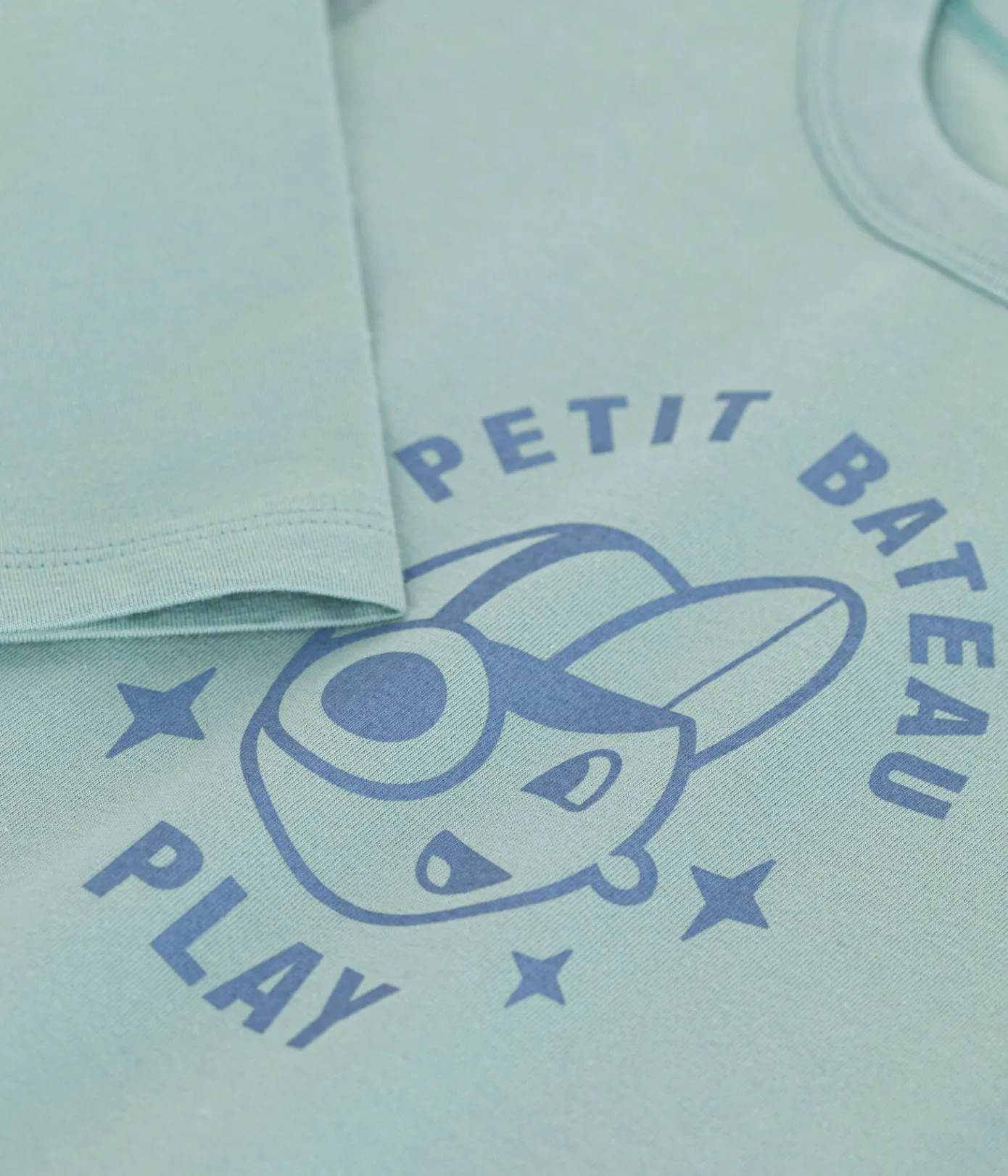 Petit Bateau T-Shirts, Poloshirts, Hemden*Langärmeliges Kinder-T-Shirt aus feinem Jersey für Jungen grün PAUL