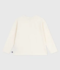 Petit Bateau T-Shirts, Poloshirts, Hemden*Langärmeliges Kinder-T-Shirt aus bedruckter Baumwolle naturfarben MILK