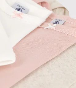 Petit Bateau Bodys*Langärmlige Baby-Bodys aus Baumwolle im 3er-Set variante 1