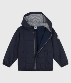Petit Bateau Mäntel, Jacken, Regenjacken*Leichte Kinder-Winterjacke einfarbig blau SMOKING