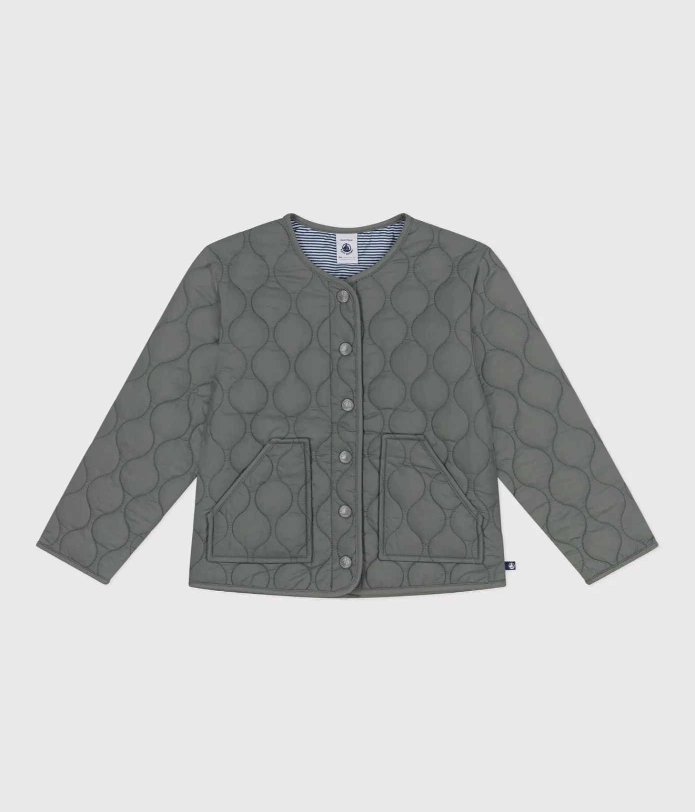 Petit Bateau Mäntel, Jacken, Regenjacken*Leichte Kinder-Winterjacke für Mädchen grün THUYA