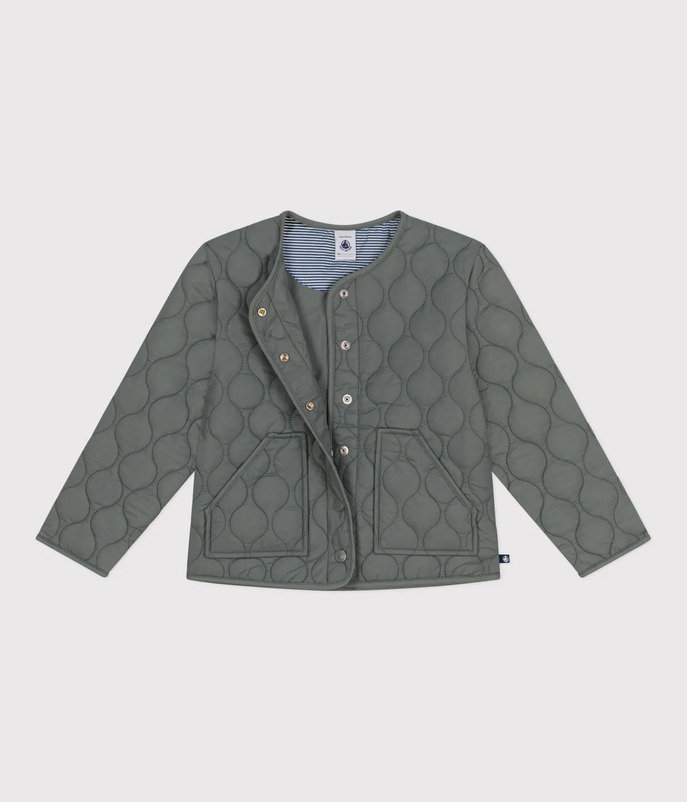Petit Bateau Mäntel, Jacken, Regenjacken*Leichte Kinder-Winterjacke für Mädchen grün THUYA