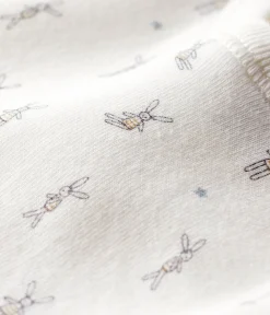 Petit Bateau Lätzchen​|Accessoires, Sonnenhüte, Caps*Lätzchen mit Hasen weiss LAIT/weiss MULTICO