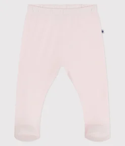 Petit Bateau Shorts, Hosen, Leggings|Newborn*Newborn Baby-Hose mit Fuß aus einfarbiger Baumwolle rosa FLEUR
