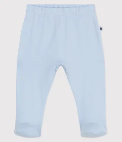 Petit Bateau Shorts, Hosen, Leggings|Newborn*Newborn Baby-Hose mit Fuß aus einfarbiger Baumwolle blau TOUDOU