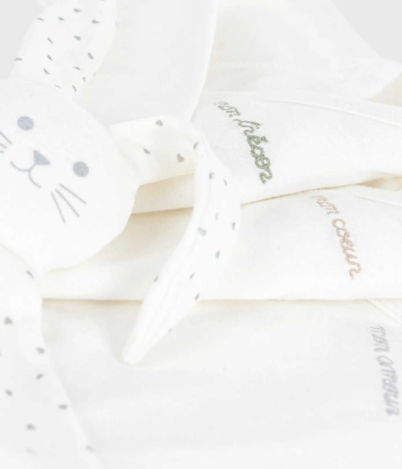 Petit Bateau Newborn*Newborn-Geschenkset aus bestickter Baumwolle variante 1