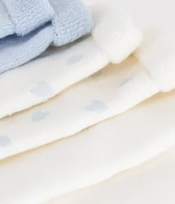 Petit Bateau Socken, Schühchen|Newborn*Newborn-Sockenset aus einfarbiger Baumwolle variante 1
