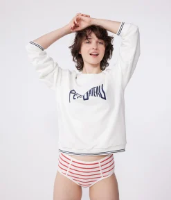 Petit Bateau Outfits Für Damen*-Tradition weiss MARSHMALLOW/blau PERSE