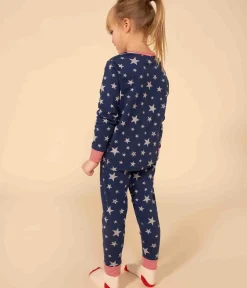 Petit Bateau Schlafanzüge, Pyjamas|Schlafanzüge, Nachthemden*Phosphoreszierender Maskerade-Pyjama aus Baumwolle für kleine Mädchen/kleine Jungen INCOGNITO/ MULTICO