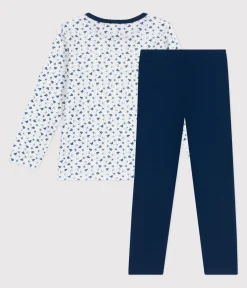Petit Bateau Schlafanzüge, Nachthemden*Pyjama aus Nicki für Kinder INCOGNITO/ MULTICO