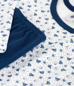 Petit Bateau Schlafanzüge, Nachthemden*Pyjama aus Nicki für Kinder INCOGNITO/ MULTICO