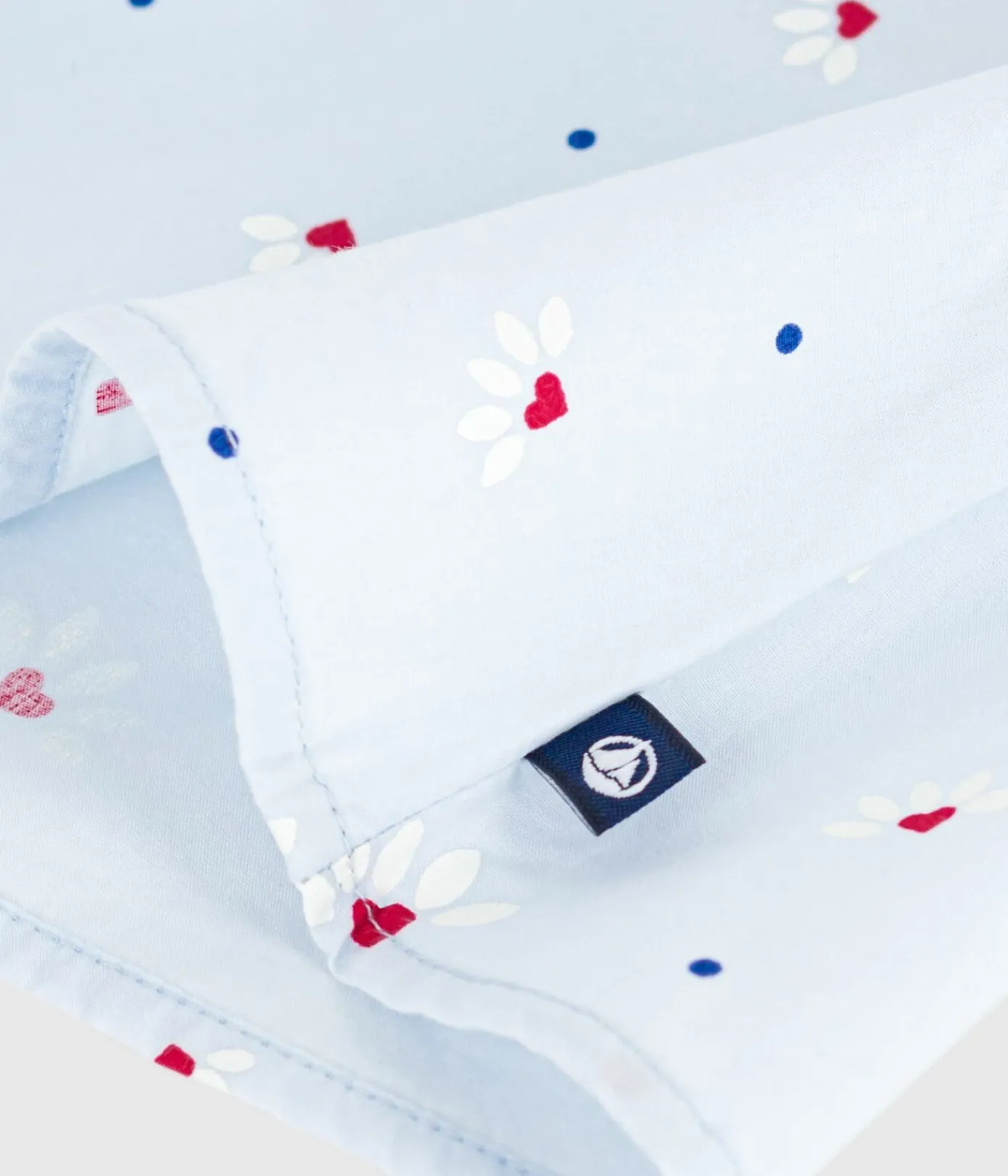Petit Bateau T-Shirts, Oberteile*Ärmellose Baby-Bluse aus Baumwoll-Popeline mit Blumenmuster blau FRAICHEUR/weiss MULTICO