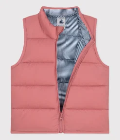 Petit Bateau Jacken, Anoraks*Ärmellose Baby-Steppweste rosa ROSEWOOD