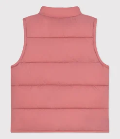Petit Bateau Jacken, Anoraks*Ärmellose Baby-Steppweste rosa ROSEWOOD