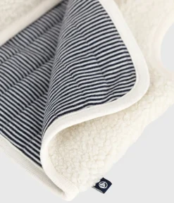 Petit Bateau Pullover, Cardigans*Ärmellose Babyweste aus Milleraies-Baumwolle und Sherpa MILK/ MULTICO