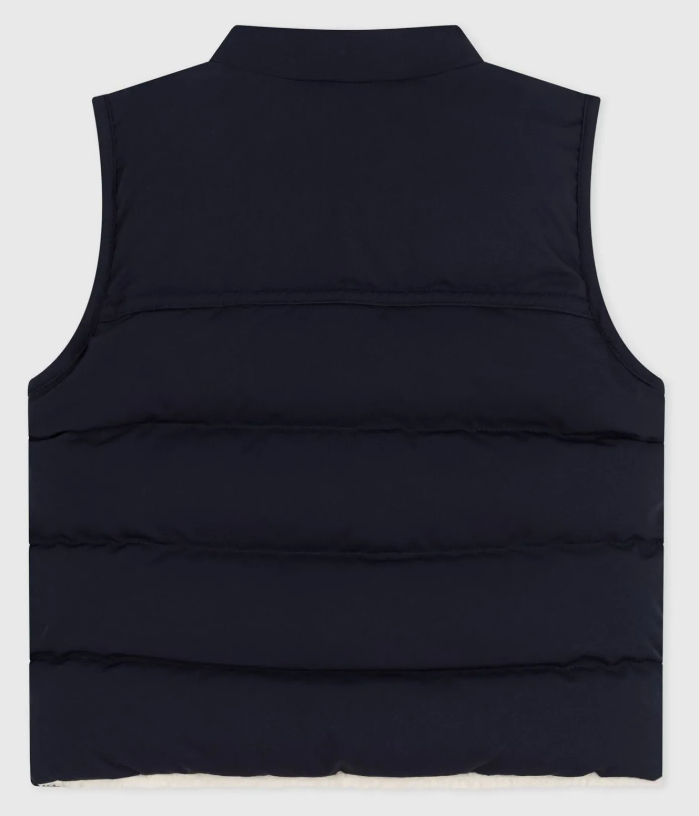 Petit Bateau Jacken, Anoraks*Ärmellose Baby-Weste zum Wenden blau SMOKING/ MILK