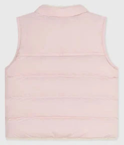 Petit Bateau Jacken, Anoraks*Ärmellose Baby-Weste zum Wenden rosa JOLI/ MILK