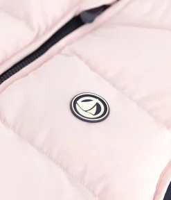 Petit Bateau Mäntel, Jacken, Regenjacken*Ärmellose Kinder-Winterjacke zum Wenden in zwei Farben rosa JOLI/ SMOKING