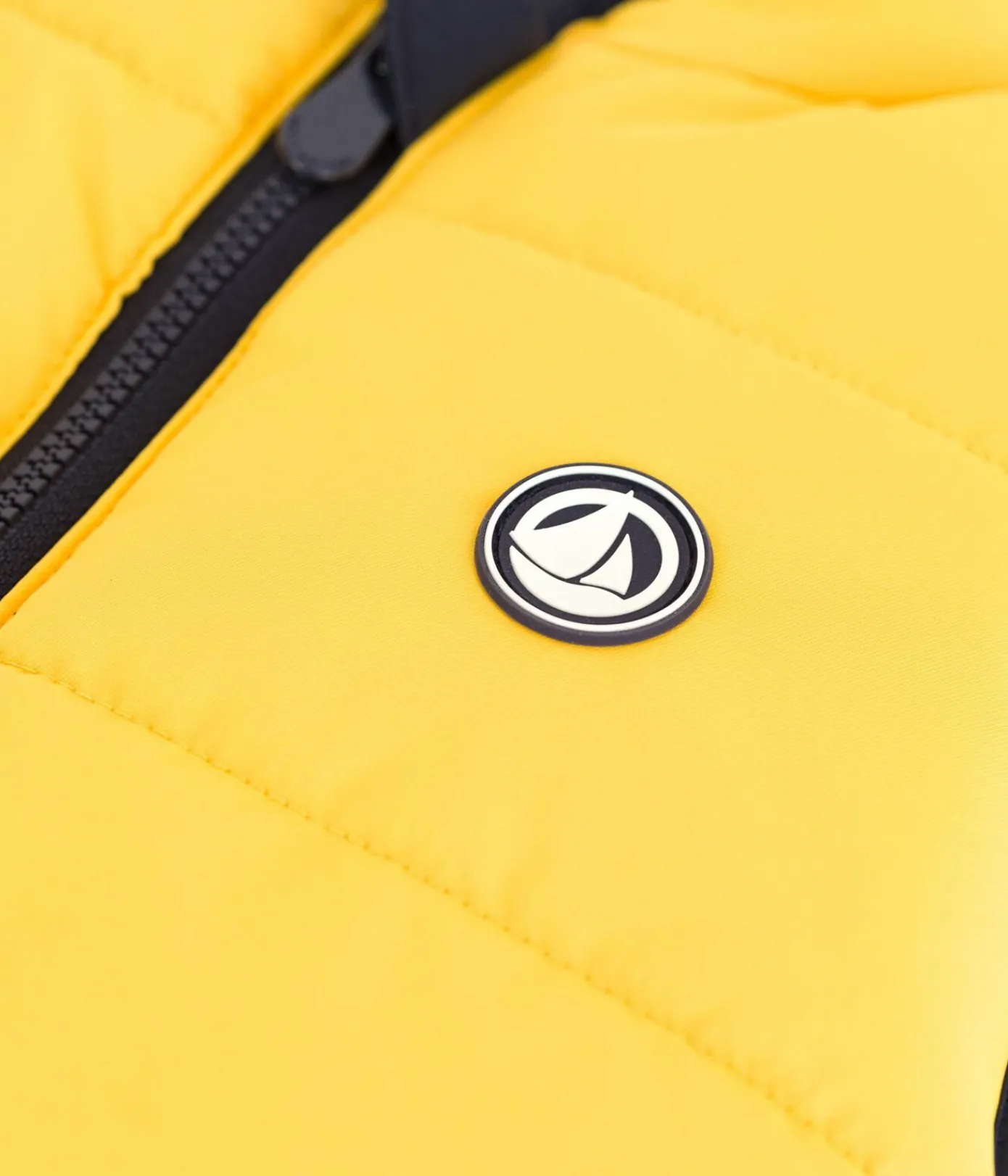 Petit Bateau Mäntel, Jacken, Regenjacken*Ärmellose Kinder-Winterjacke zum Wenden in zwei Farben blau SMOKING/gelb JAUNE