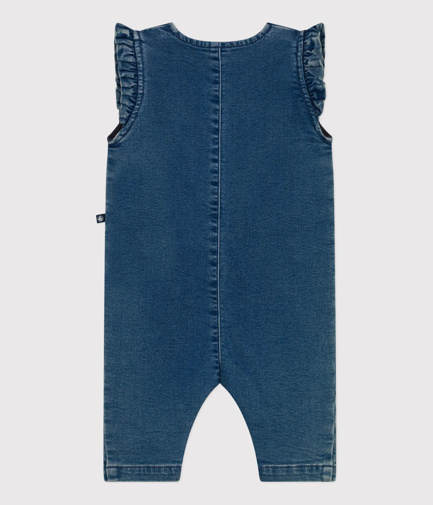 Petit Bateau Sets, Overalls & Latzhosen*Ärmelloser Baby-Overall aus Denim blau BLEU DELAVE