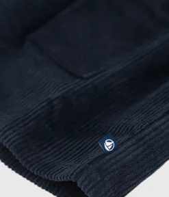 Petit Bateau Kleider*Ärmelloses Babykleid aus Cord blau SMOKING