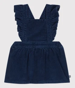 Petit Bateau Kleider*Ärmelloses Babykleid aus Cord CREPUSCULE