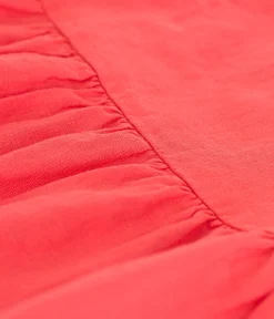 Petit Bateau Kleider*Ärmelloses Babykleid aus Leinen orange JUPITER