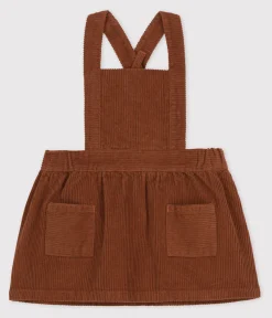 Petit Bateau Kleider*Ärmelloses Babykleid aus Nicki braun CINA