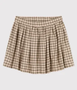 Petit Bateau Kleider, Röcke*Rock aus Baumwolle mit Printmotiv Kinder/Mädchen MARECAGE/ SALINE