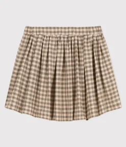 Petit Bateau Kleider, Röcke*Rock aus Baumwolle mit Printmotiv Kinder/Mädchen MARECAGE/ SALINE