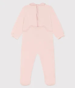 Petit Bateau Schlafanzüge, Strampler*Rosa Strampler aus Nicki rosa SALINE