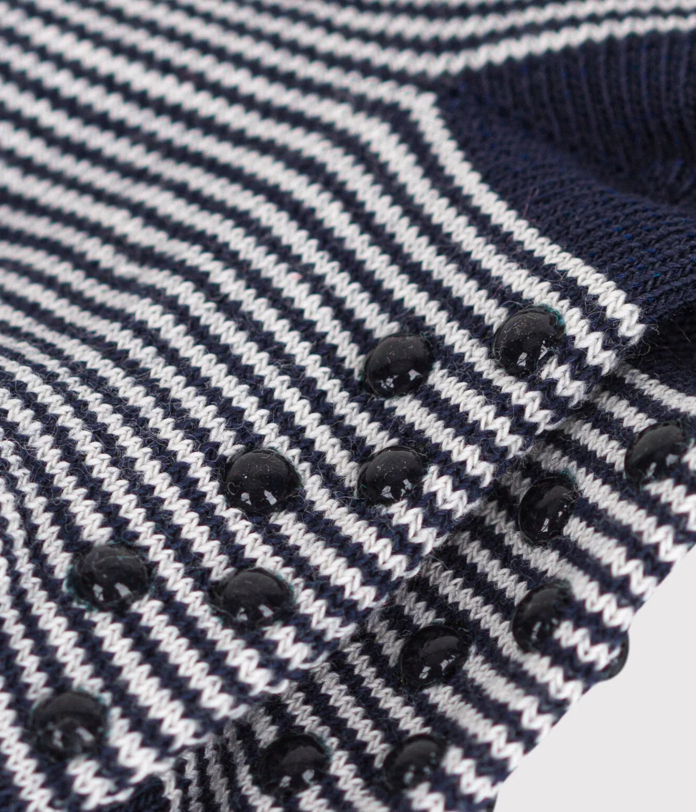 Petit Bateau Socken, Schühchen*Rutschfeste Babysocken aus Baumwolle blau SMOKING/weiss MARSHMALLOW