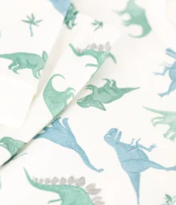 Petit Bateau Schlafanzüge, Pyjamas*Sehr taillierter Kinderpyjama aus bedruckter Baumwolle weiss MARSHMALLOW/weiss MULTICO