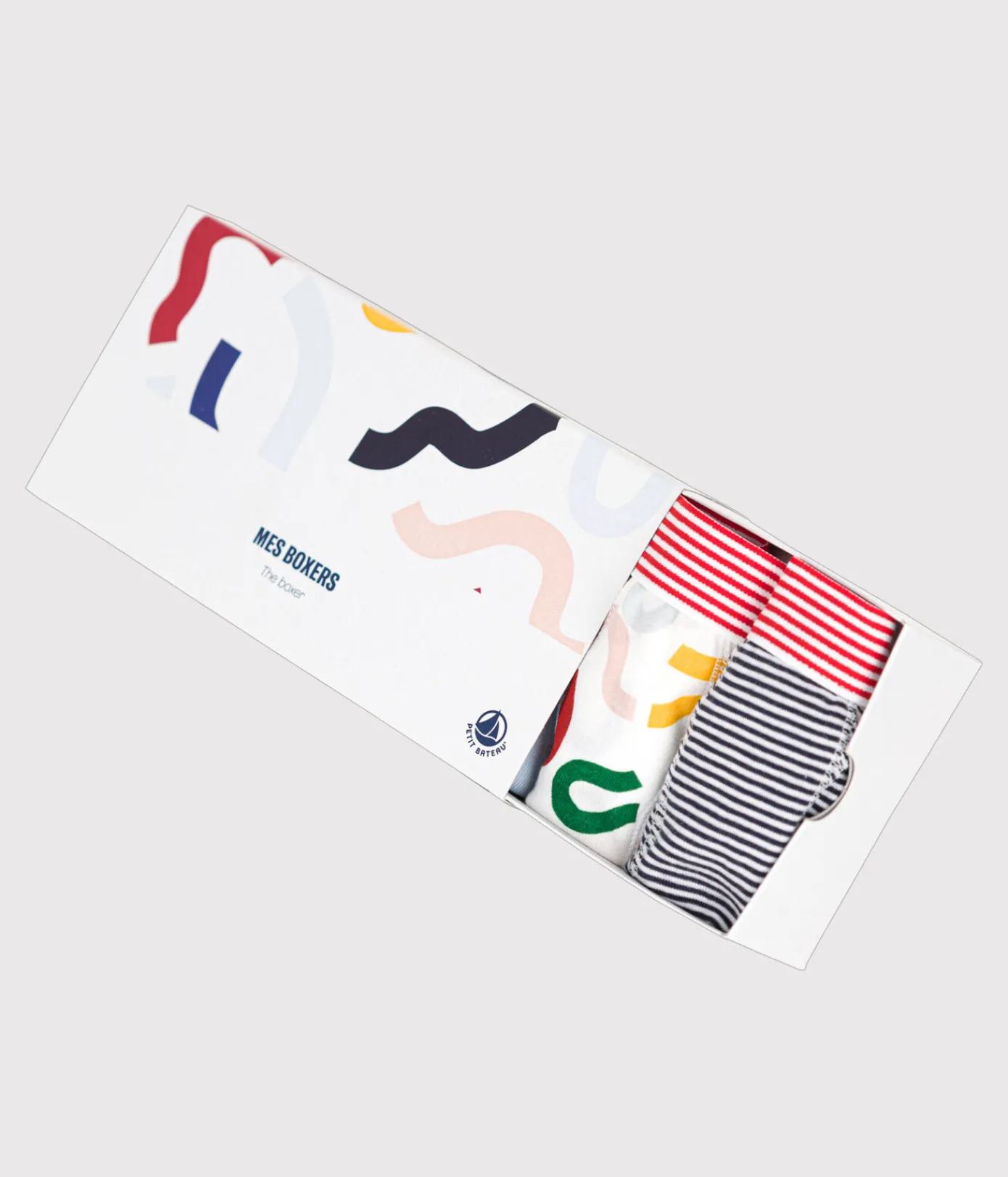 Petit Bateau Unterhosen, Boxershorts*Set aus 5 Kinder-Boxershorts mit Skateboard-Motiv, aus Baumwolle variante 1