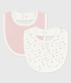 Petit Bateau Lätzchen​|Newborn*Set Baby-Lätzchen aus Baumwolle mit Blumenmotiv variante 1