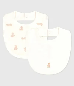 Petit Bateau Lätzchen​|Newborn*Set Baby-Lätzchen aus Baumwolle mit Bärmotiv variante 1