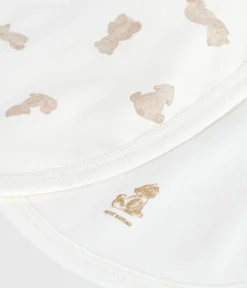 Petit Bateau Lätzchen|Newborn*Set Baby-Lätzchen aus Baumwolle mit Bärmotiv variante 1
