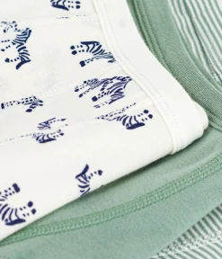 Petit Bateau Unterhosen, Boxershorts*Set Kinder-Boxershorts aus Baumwolle mit überzogenem Bund mit Zebra-Motiv variante 1