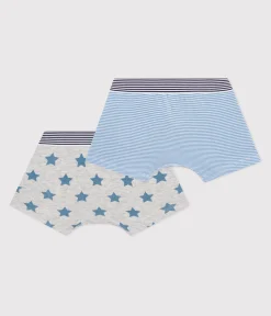 Petit Bateau Unterhosen, Boxershorts*Set Kinder-Boxershorts aus Baumwolle mit Sternenmotiv variante 1